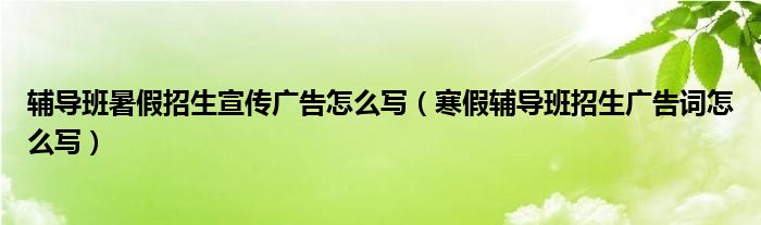 教育机构招生宣传文案_作文班招生宣传文案_招生宣传文案